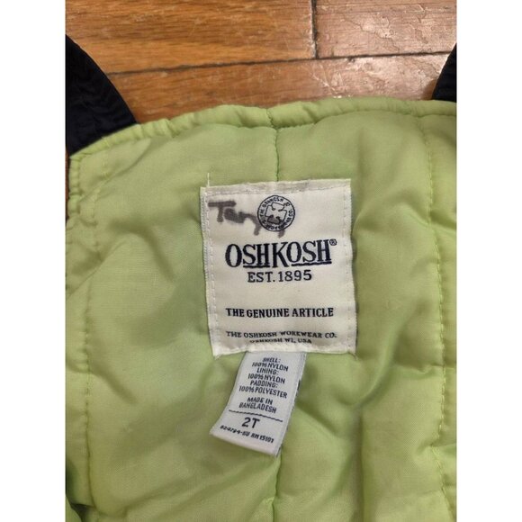 OshKosh B'gosh Toddler Snow Pants Winter Warm Outdoor Navy Size 2T A001143 - Picture 4 of 5